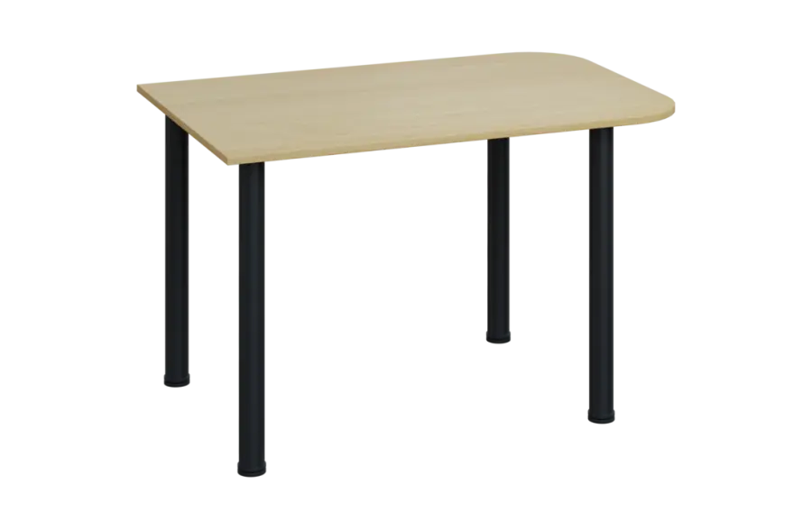 EJH 1 - 120 přístavba jednací, kovová podnož černá, deska 18 mm, buk royal